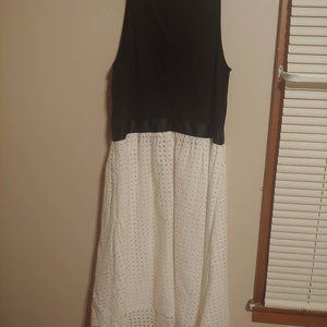 Black and white dress